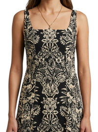 Ulla Johnson Natali Tank Dress in black - women's dress - detail view