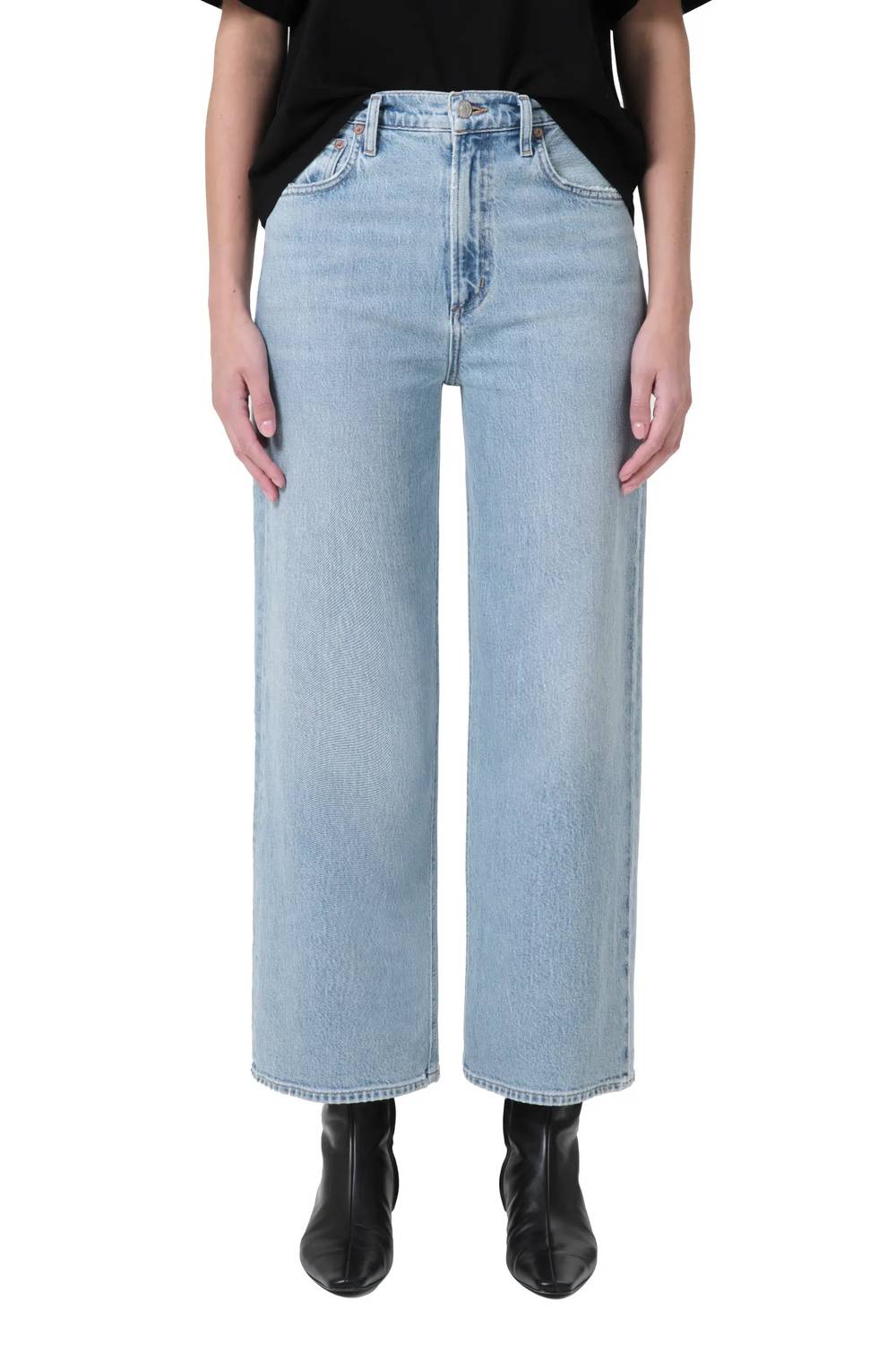 Agolde - Ren High Waist Wide Leg Jeans