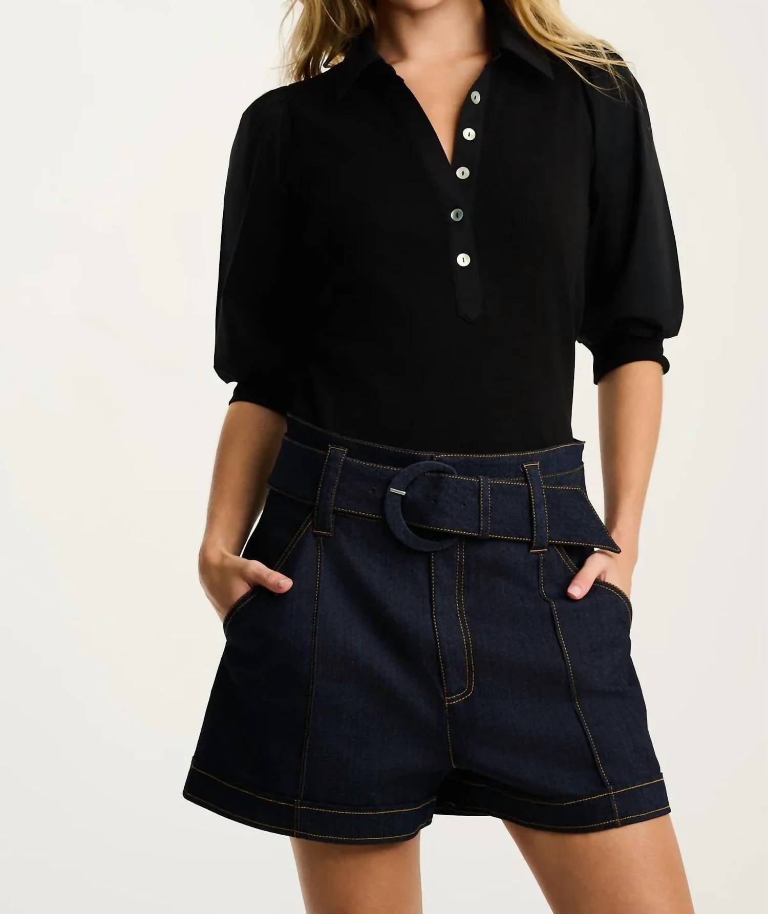 Lisa Todd - Pure Rib Collet Top