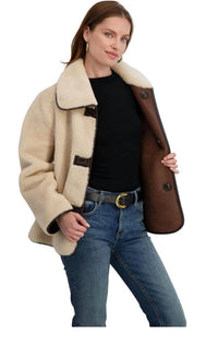 Tahari - Women's Faux Shearling Jacket