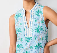 Printfresh - Ocean Shift Leopard Mirage Dress