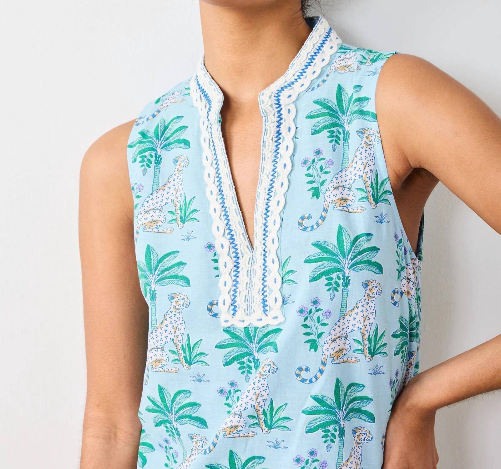 Printfresh - Ocean Shift Leopard Mirage Dress