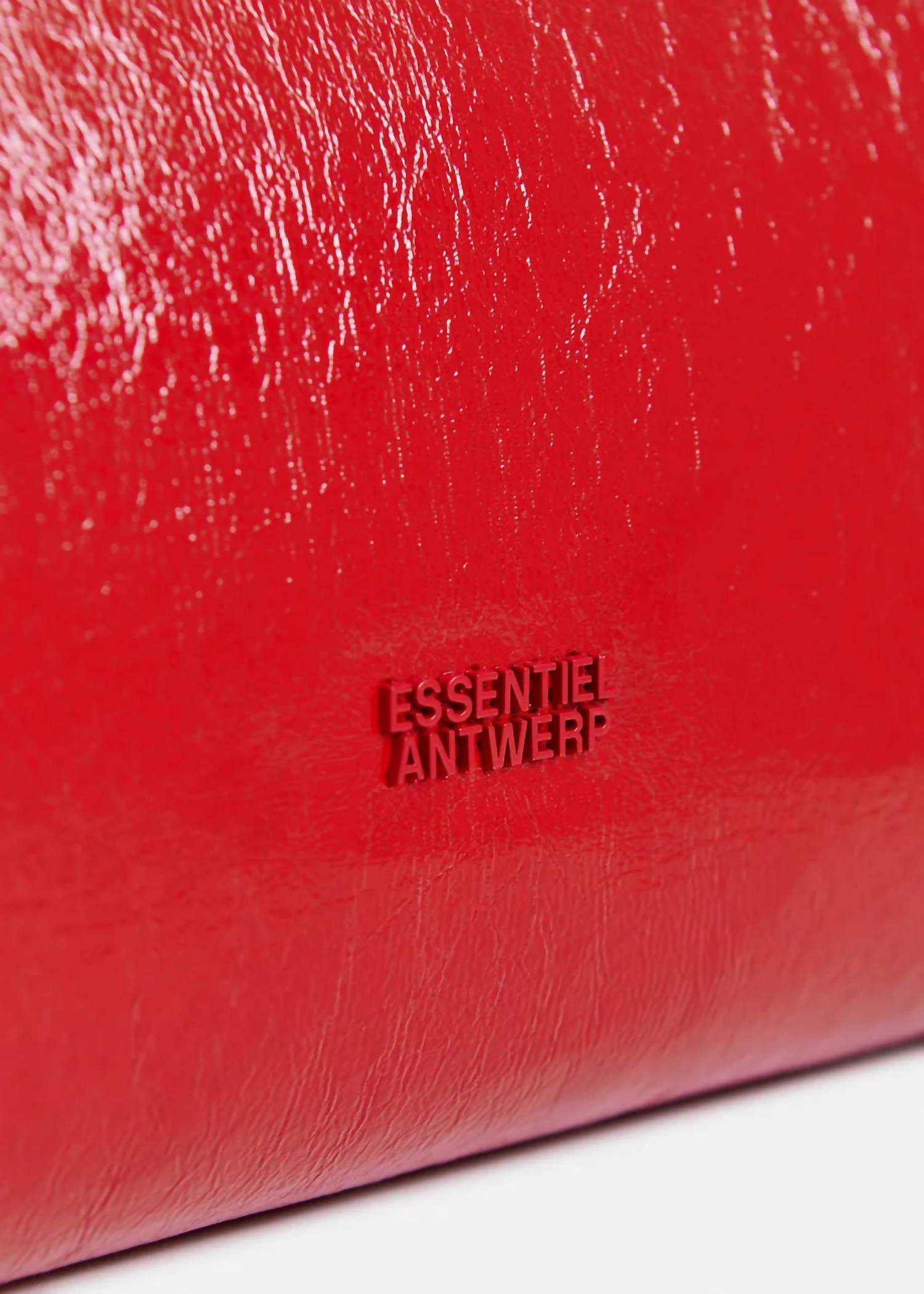 Essentiel Antwerp - Women's Faux Patent-leather Shopper Bag