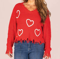 Simply Southern - Heart Eyes Sweater