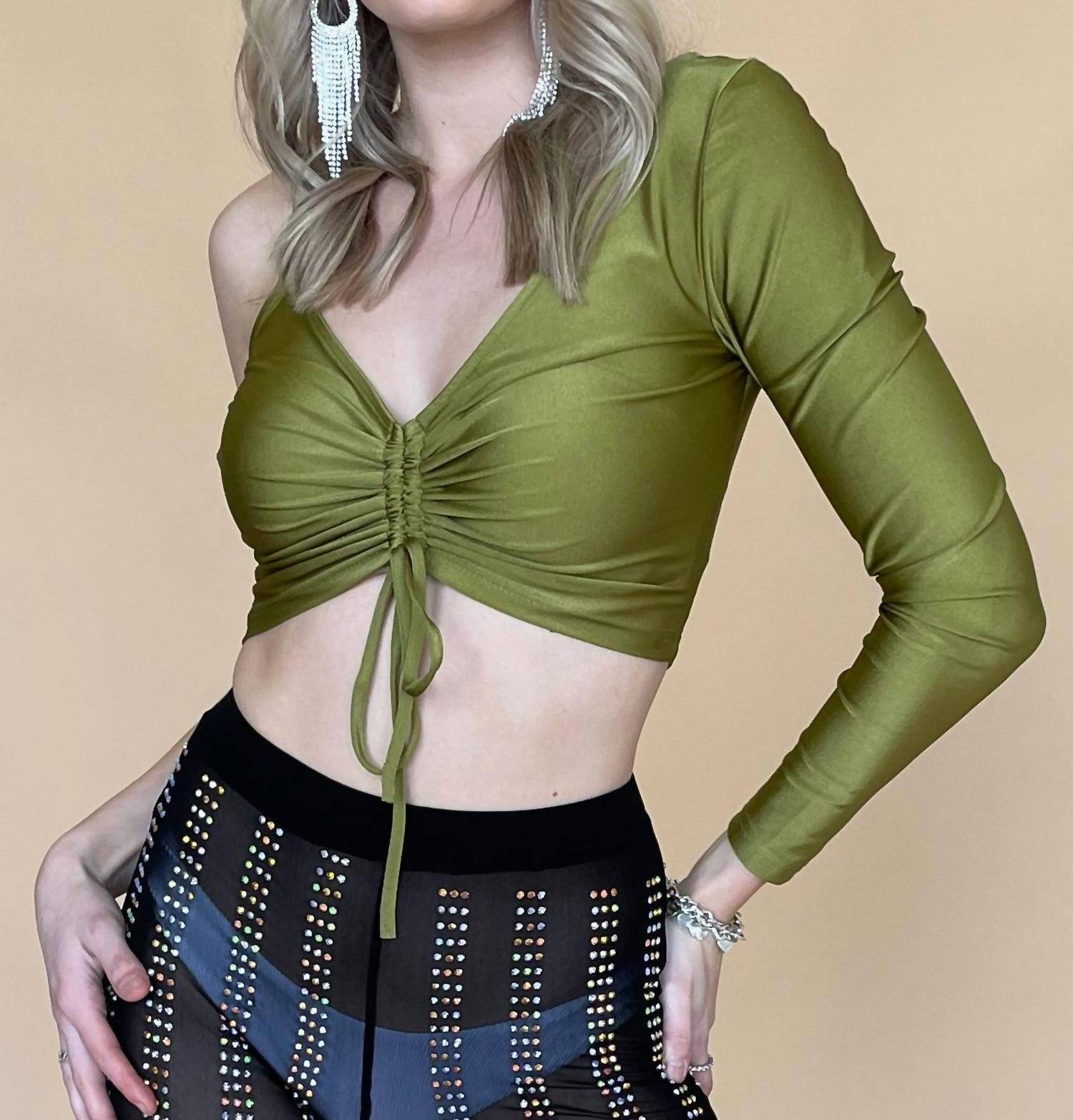 Blue Blush - Green Eyed Girl Top