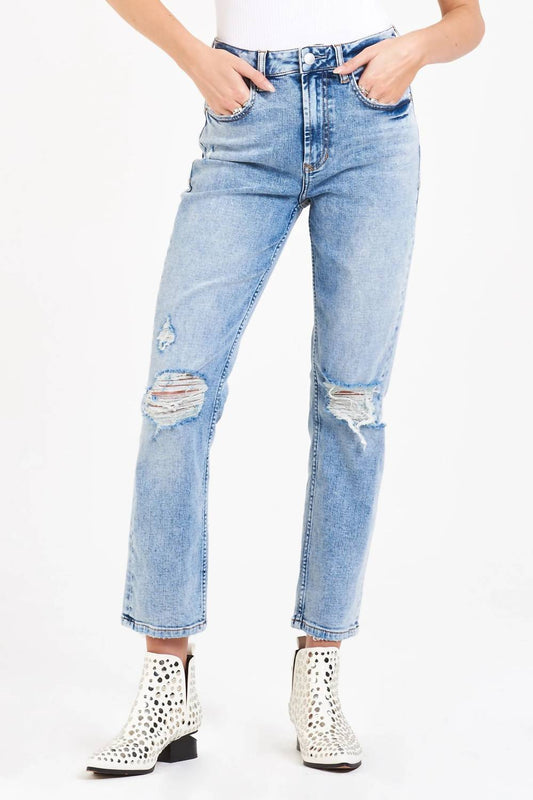 Dear John Denim - Jodi Super High Rise Cropped Straight Jeans