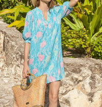 Lilly Pulitzer - MIALEIGH ELBOW SLEEVE LINEN DRESS