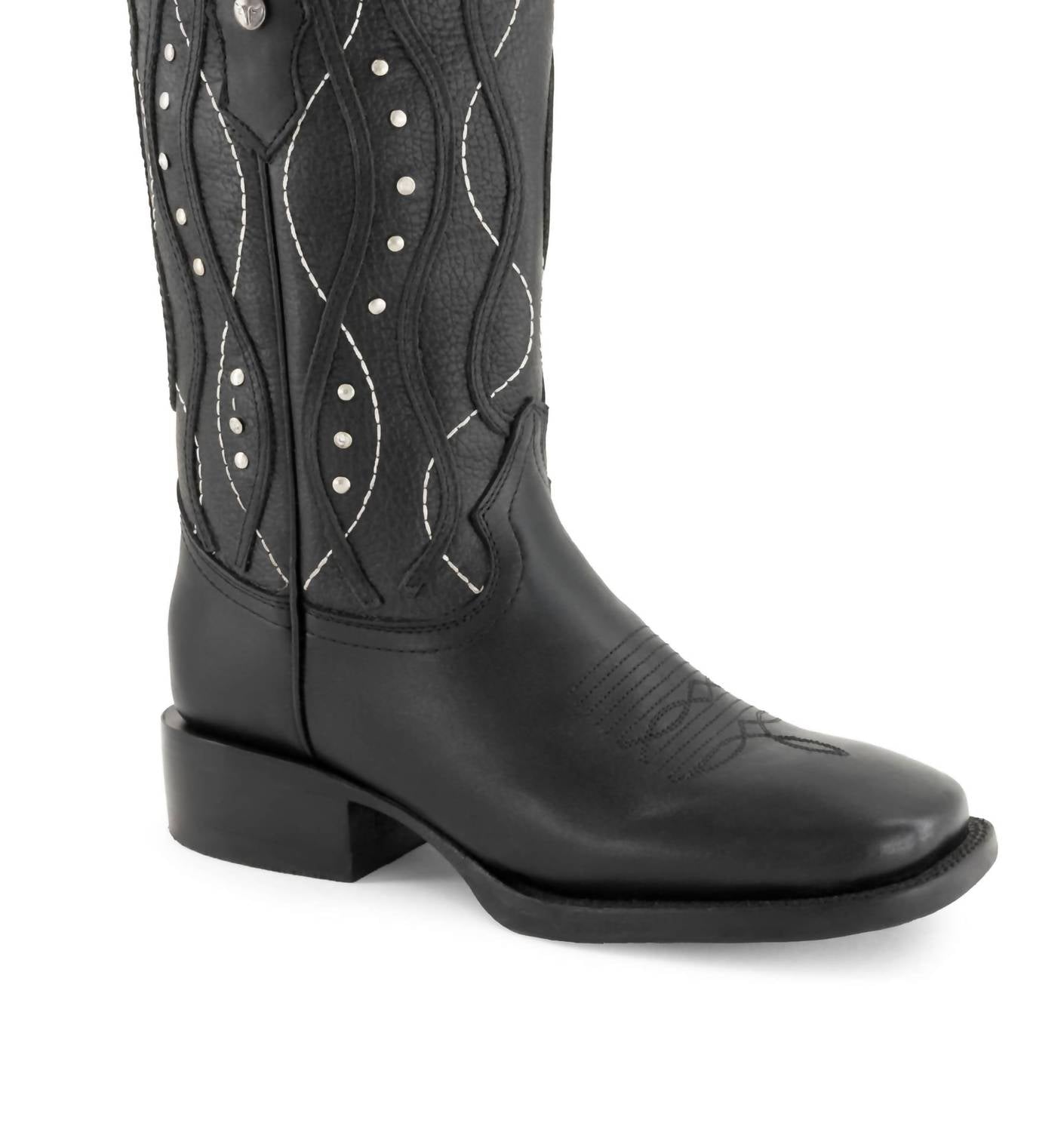 Forastero Women's Durable Leather Boots in black - women's shoe