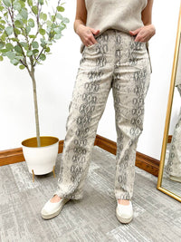 Gilli - Snake Print Stretchy Pants