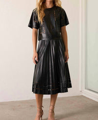 CABALLERO Alana Skirt in black 1 - women's skirt - detail view