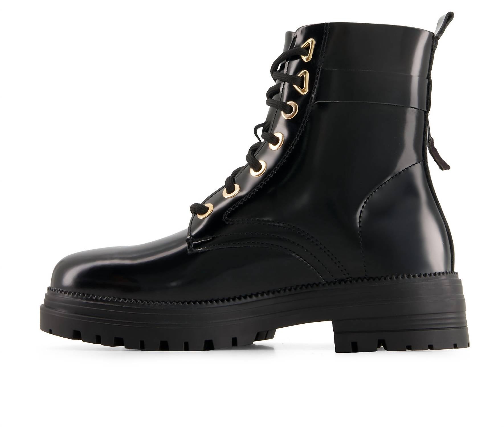Andrea - Women's Patent With Bag Boots