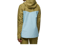cotopaxi Impermeo 3l Waterproof Hooded Shell Jacket in moss sea spray - women's jacket - alternate view