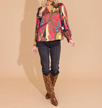 Alden Adair - Phoebe Cuffed Sleeve Top