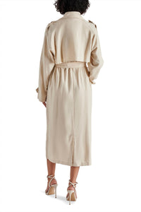 STEVE MADDEN Lennox Trench Coat in natural - women's jacket - alternate view