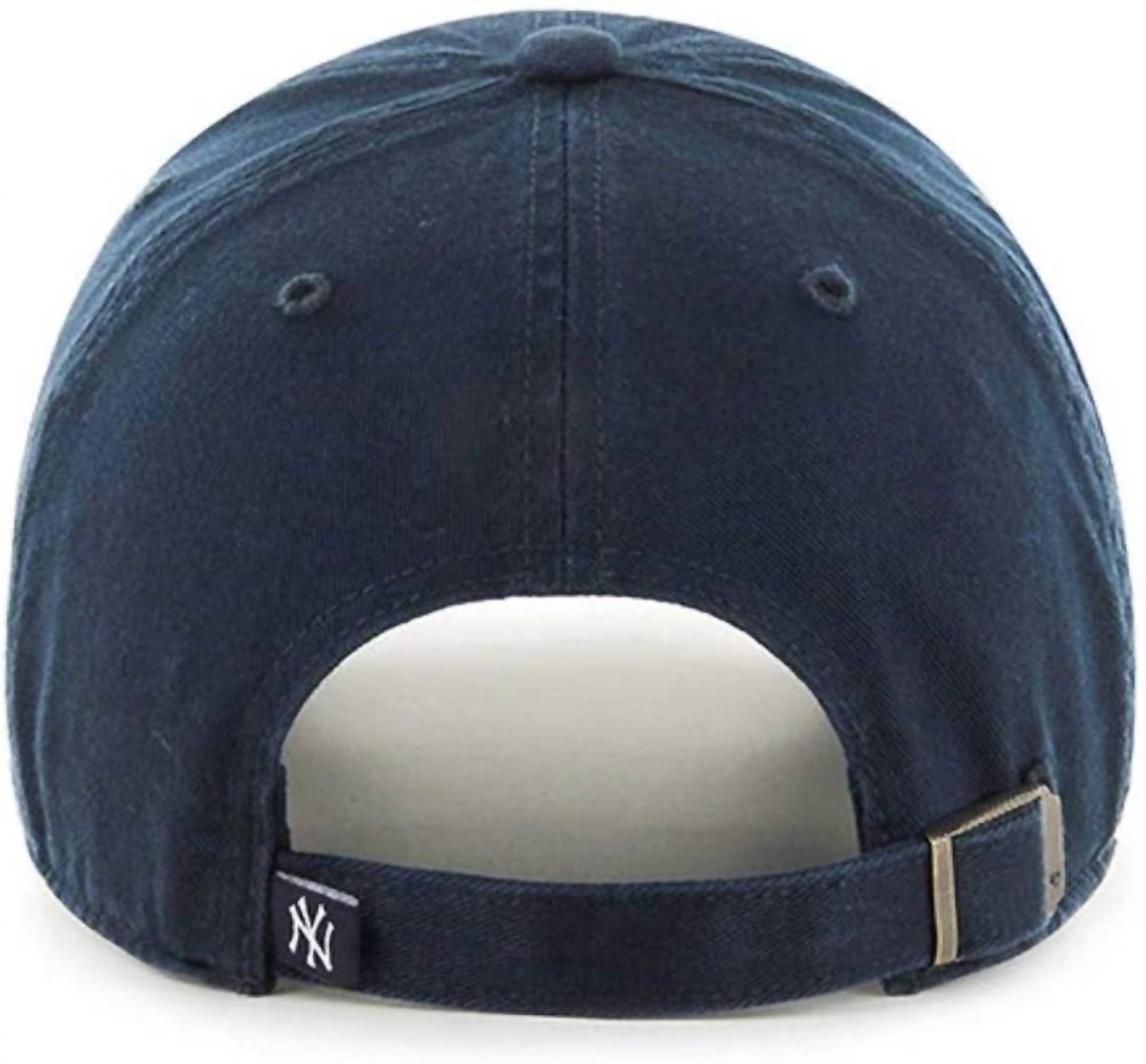 ’47 Men's New York Yankees Clean Up Adjustable Baseball Cap in navy - men's hat - detail view