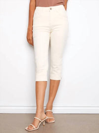 Charlie B - Knee High Capri Twill Pants
