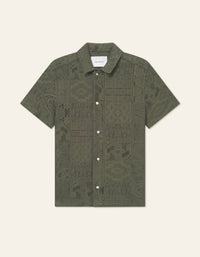 Les Deux - Men's Hector Lace Short Sleeve Shirt