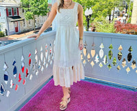 Another Love - Vintage Embroidered Tank Dress