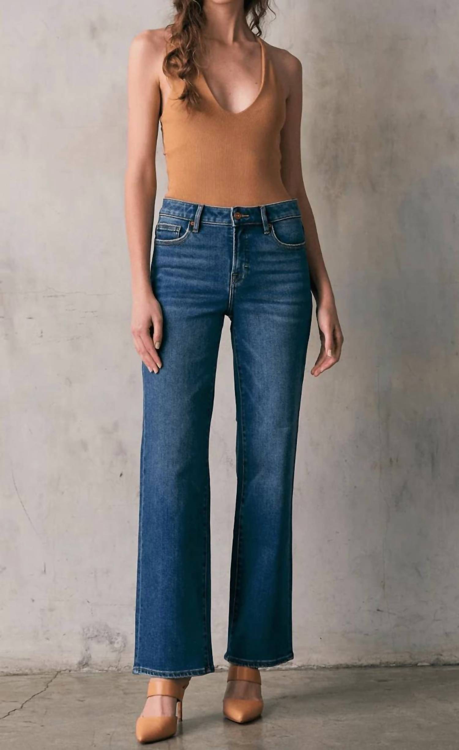 Hidden - Zaza High Rise Straight Jeans