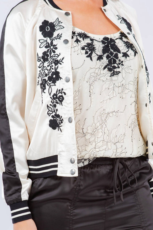 Paparazzi - Embroidered Lace Cami Tank - Lined