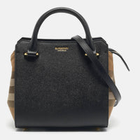 Burberry - Women's Banwell Mini Leather Check Tote Bag