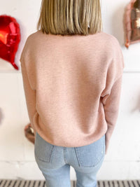Oat Collective - Haisley Boxy Xoxo Foil Sweatshirt