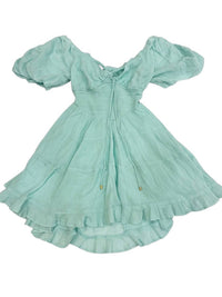 Free People Flowy Mini Dress in clear skies blue - women's dress - view 4