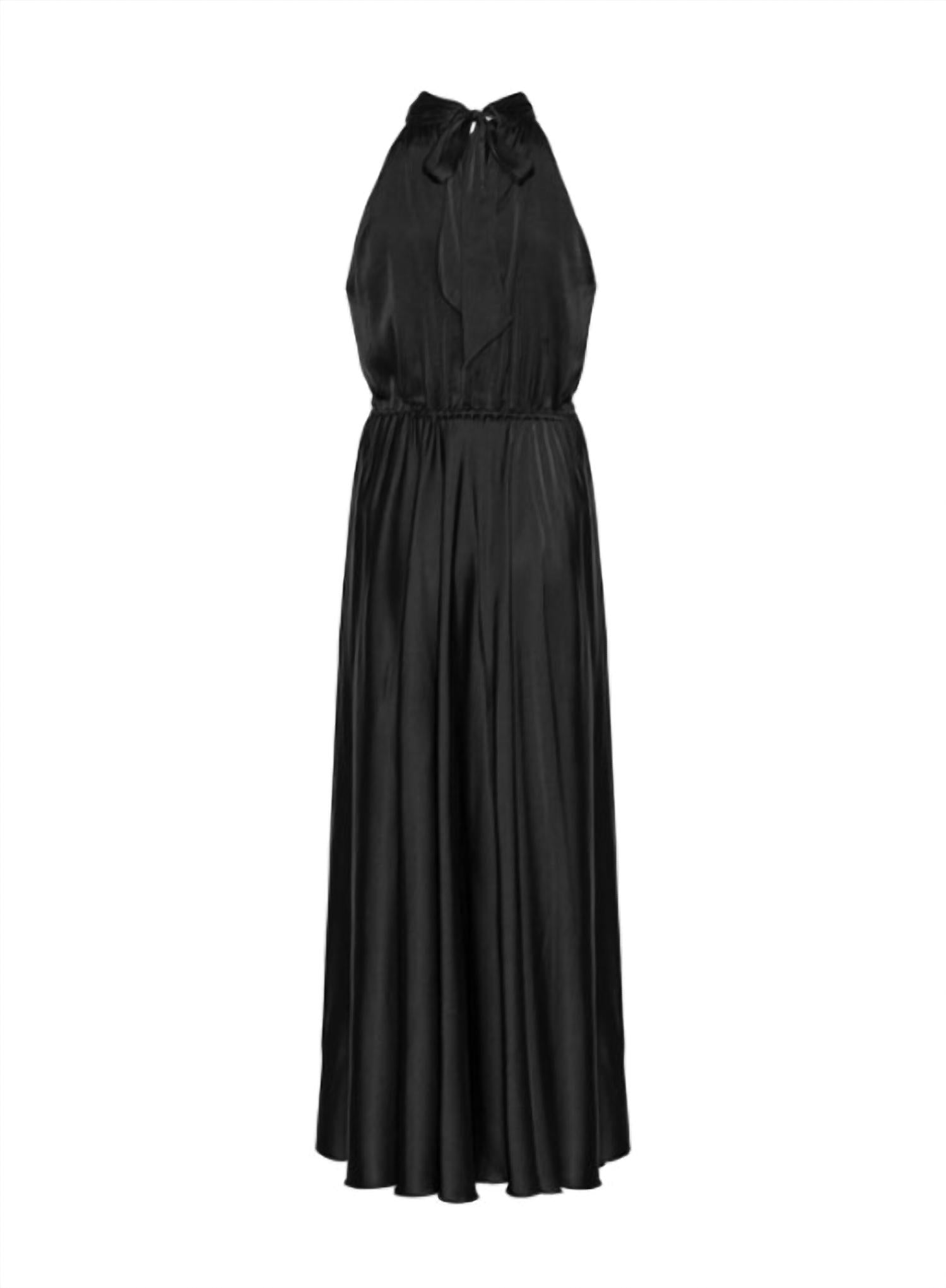 Karmamia Women's Ava Maxi Dress in black - women's dress - detail view