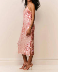 Loveshackfancy - Kayleen Sequin Midi Dress