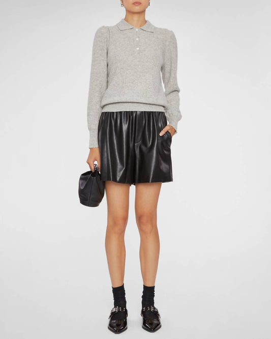 Frame - Scallop Polo Sweater