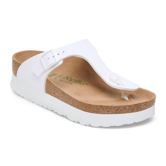 Birkenstock - Women's Gizeh Platform Birko-Flor Sandal - Regular Fit