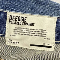 G-Star Men’s Deeggie Relaxed Straight Jeans in blue - men's jeans - view 9
