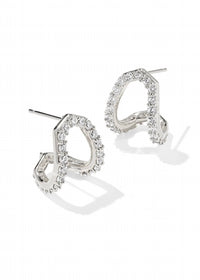 Kendra Scott - Women's Daphne Pave Huggie Earrings