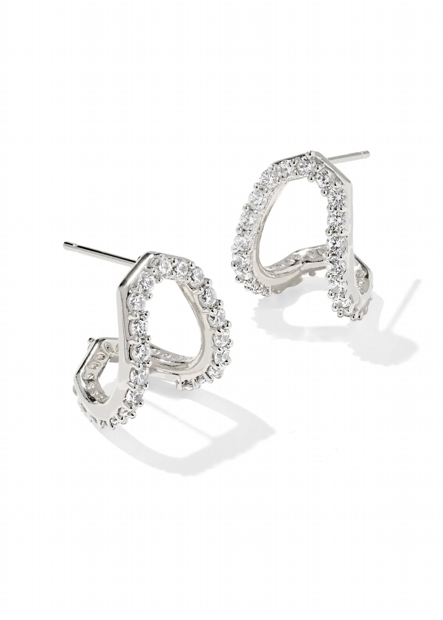 Kendra Scott - Women's Daphne Pave Huggie Earrings