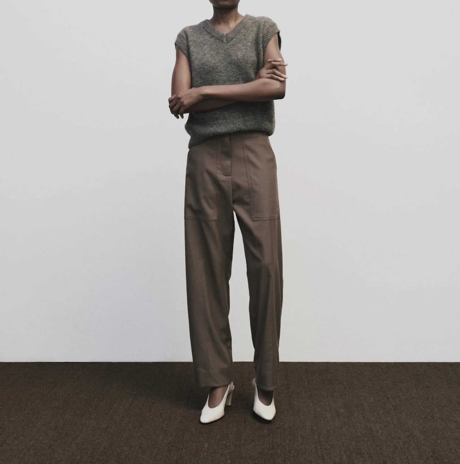 Mijeong Park - Wool Blend Workwear Pants