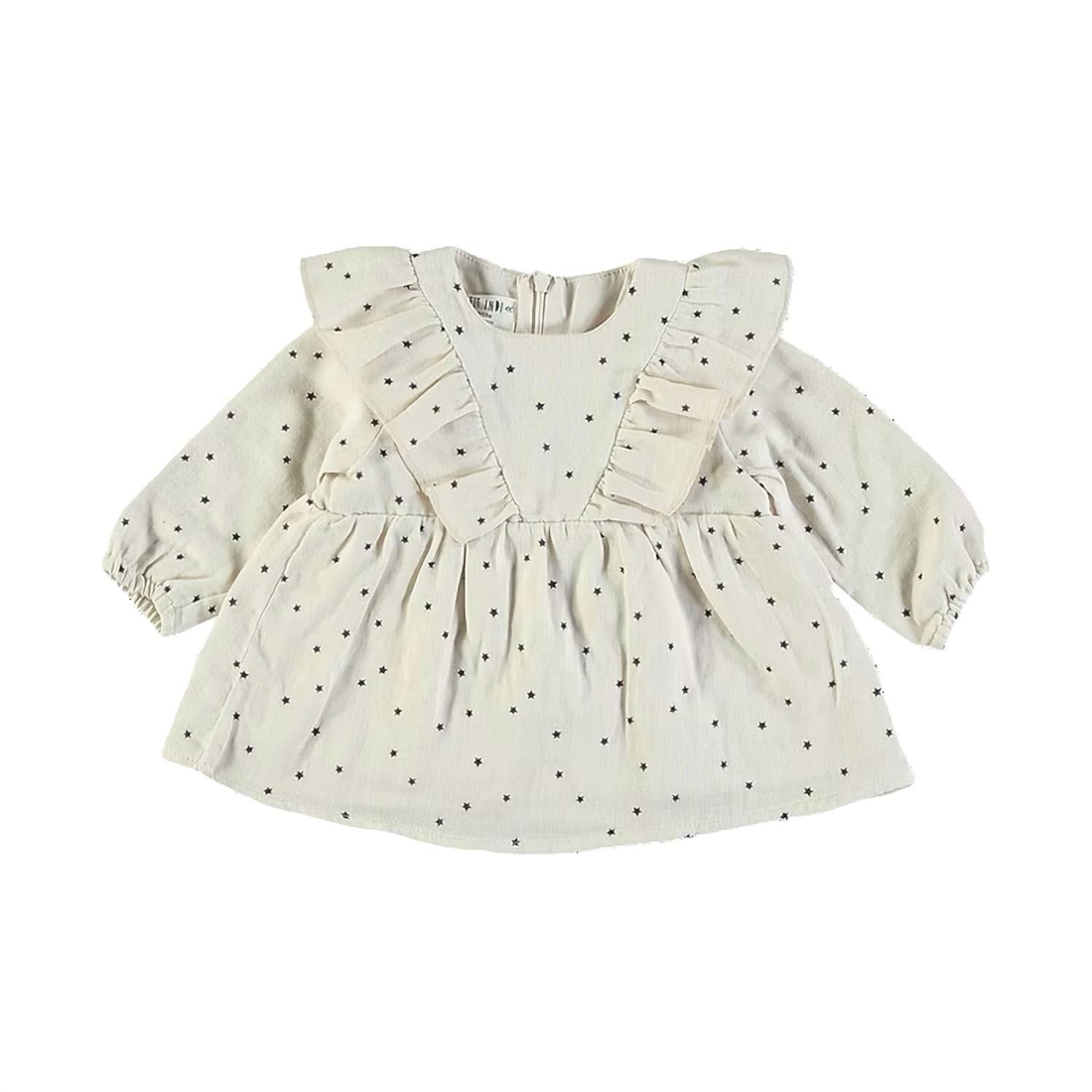 Petit Indi - Girls Polka Dot Dress