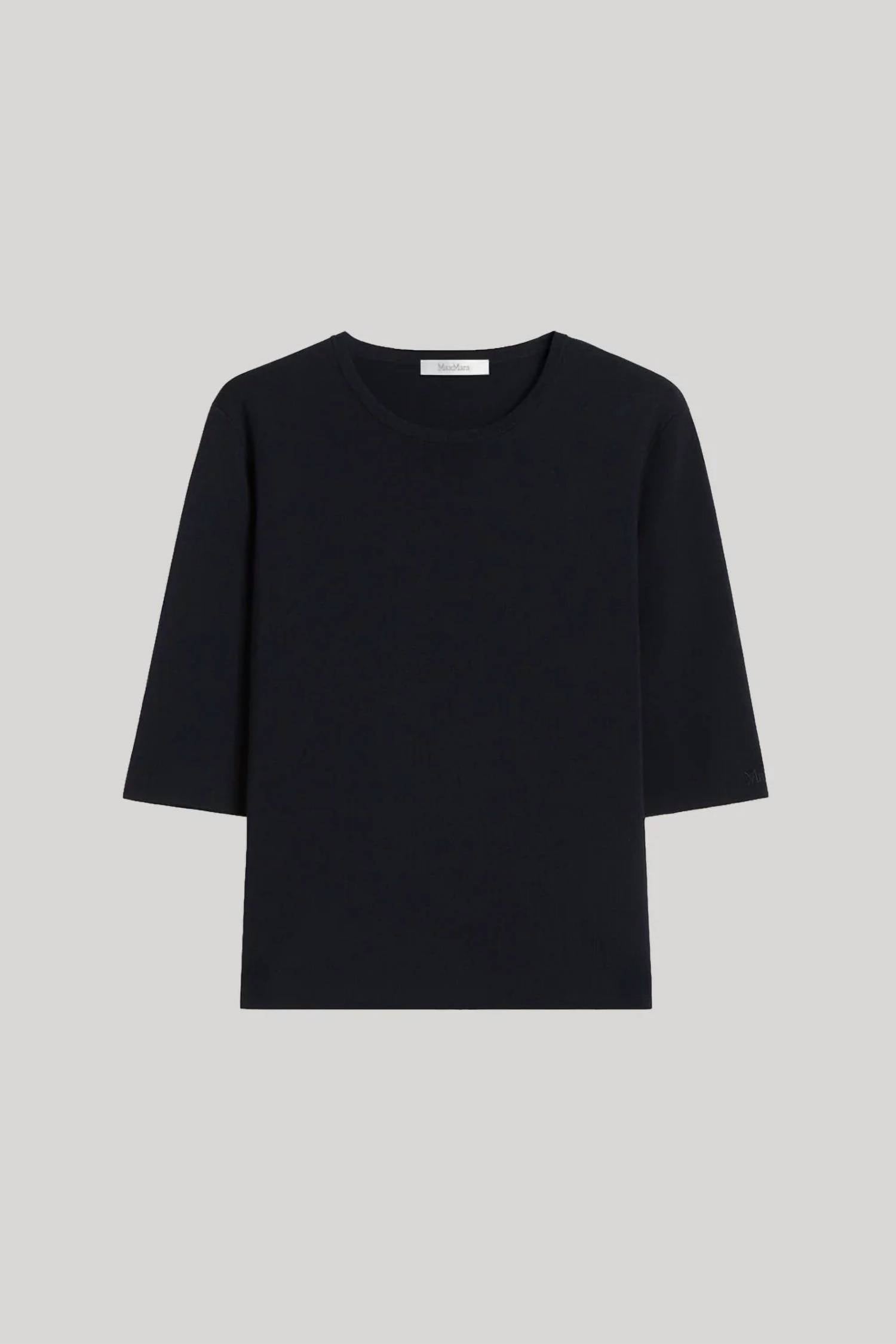 Maxmara - Viscose Crêpe Crew-neck Jumper
