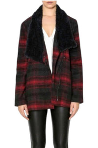 Jack By Bb Dakota - Rydell Plaid Wubby Collar Jacket