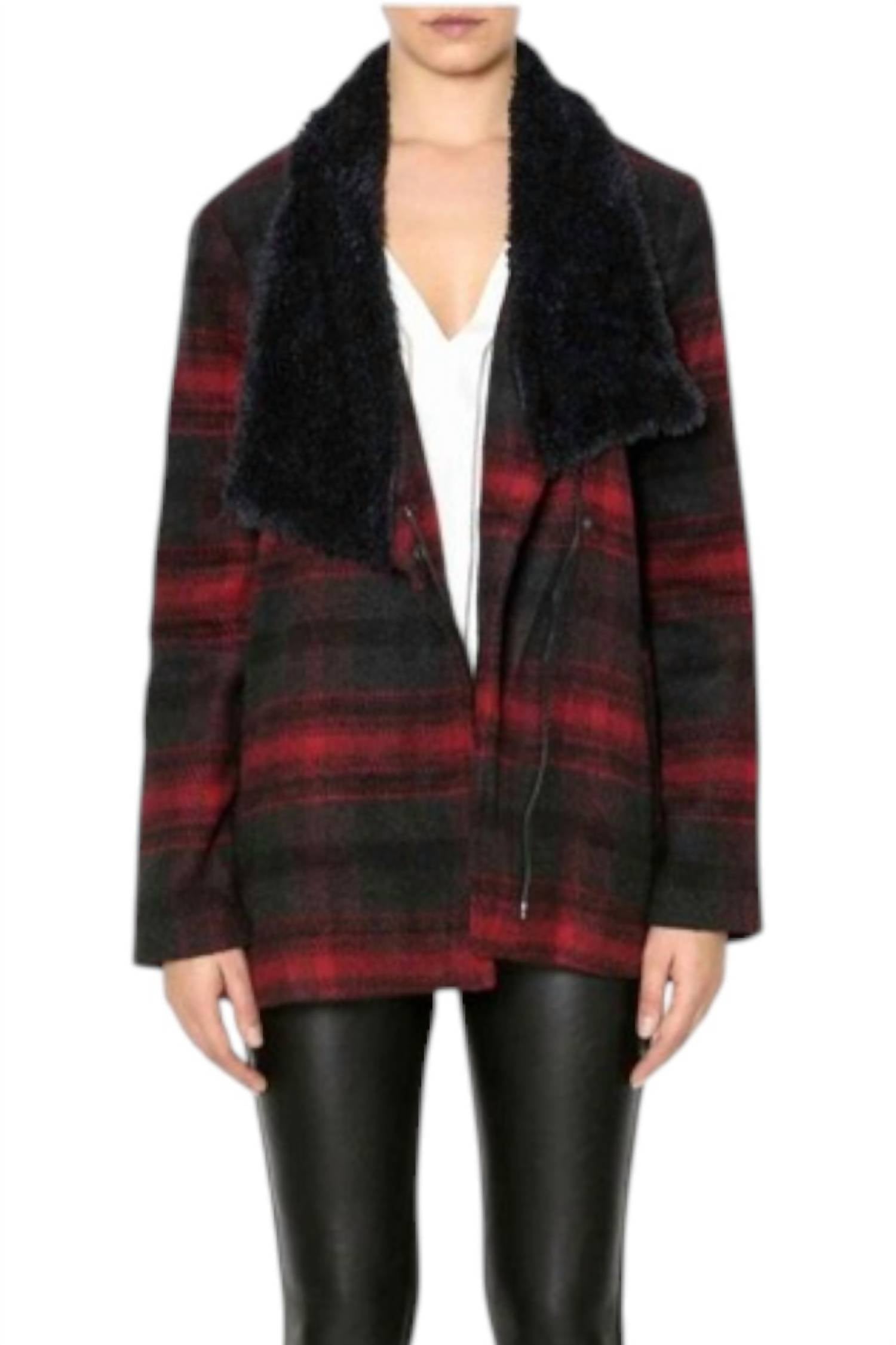 Jack By Bb Dakota - Rydell Plaid Wubby Collar Jacket