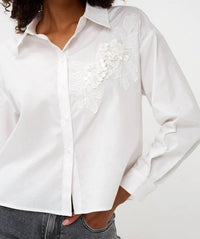 Esqualo - Sahra Small Flower Patch Blouse