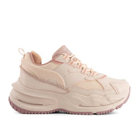 Andrea Women’s Casual Chunky Sneakers With Cushioned Support in pink - women's sneaker - detail view