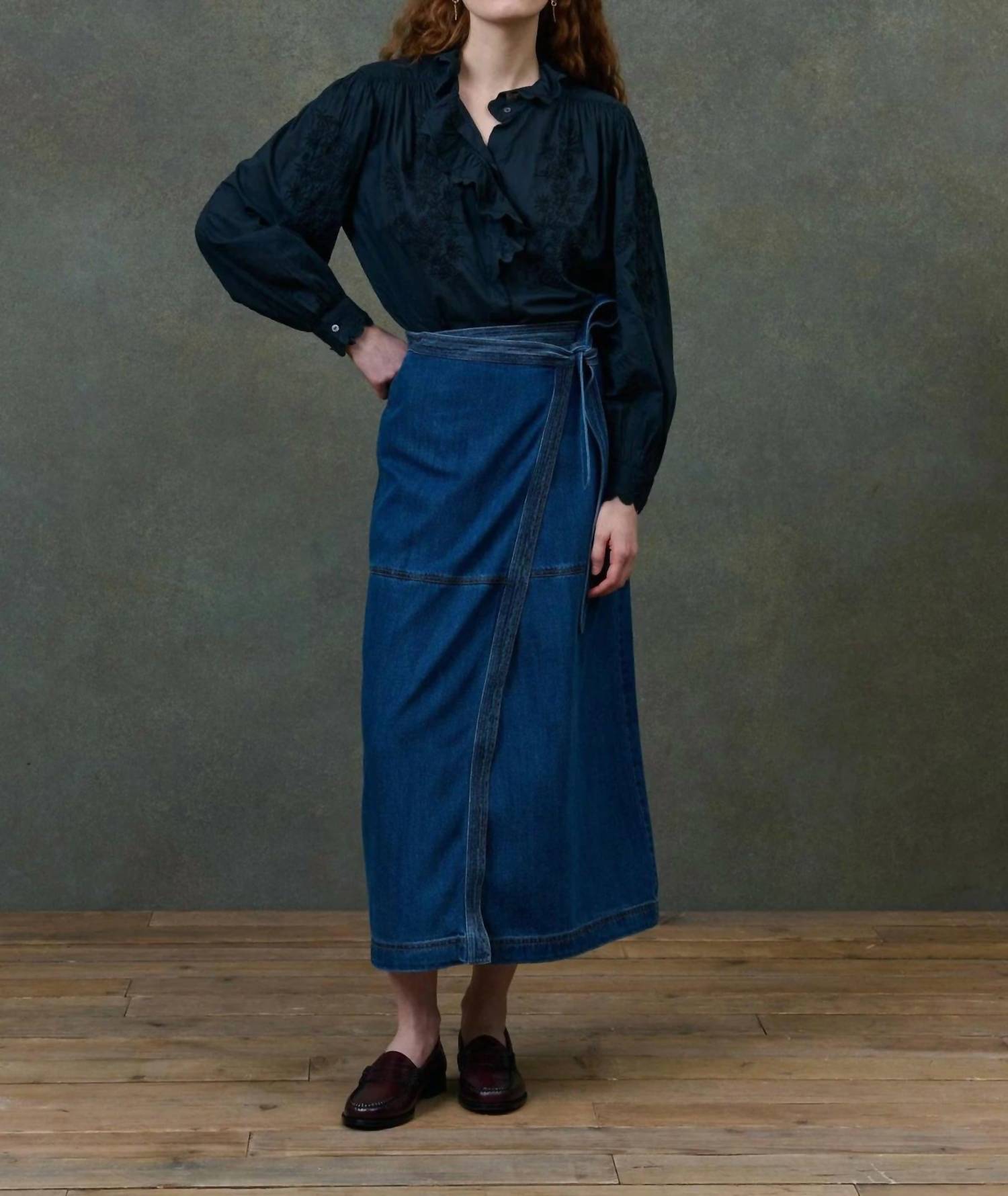 Louise Misha - Emna Midi Skirt