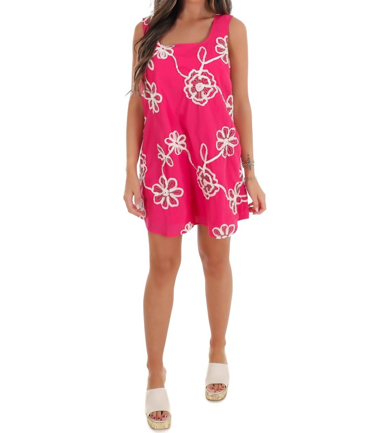 Day + Moon - Women's Floral Flirt Mini Dress