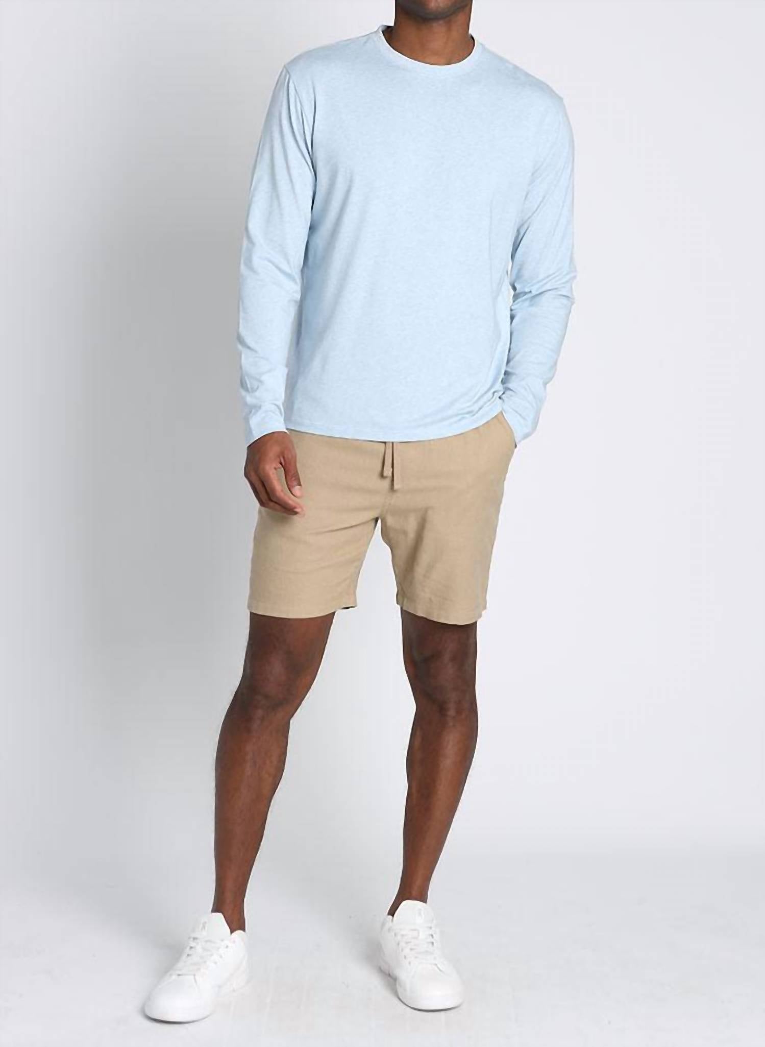 Jachs New York - Long Sleeve Cotton Modal Crewneck Sweatshirt