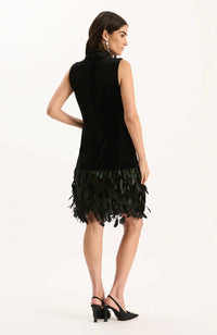 Tyler Boe - Colette Feather Hem Dress