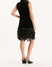 Tyler Boe - Colette Feather Hem Dress