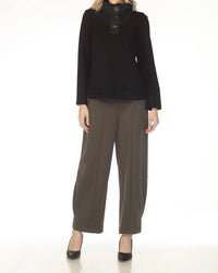 Joseph Ribkoff - Heavy Knit Pull On Barrel Pants