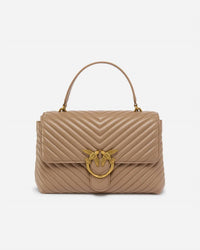 Pinko - Women's Love Bag Puff Chevron Medium Handbag