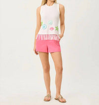 Lilly Pulitzer - Roe Crochet Sweater Shell Tank