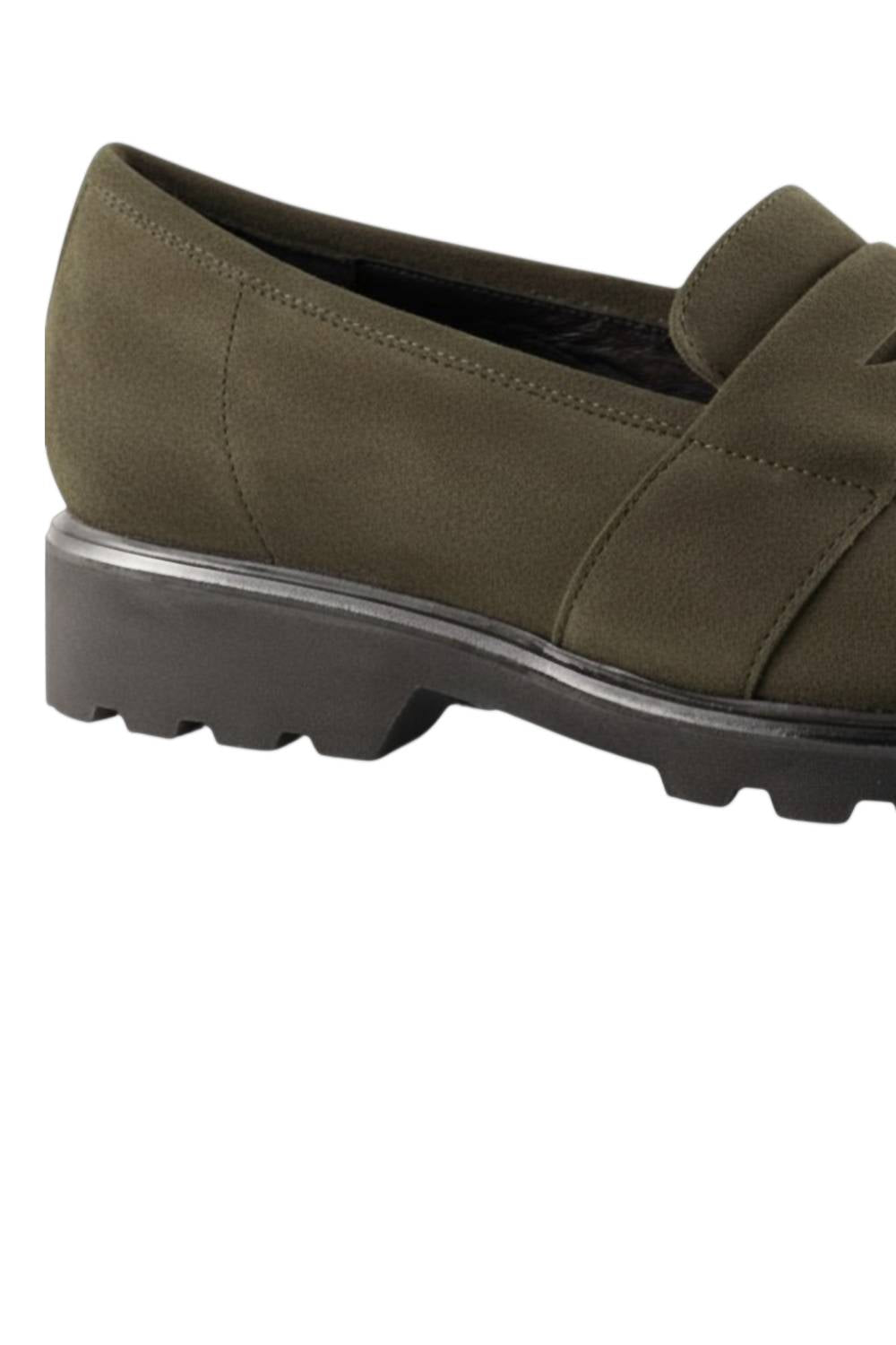 Ara Women's Harleigh Chunky Loafer in pine brush - women's flats - detail view